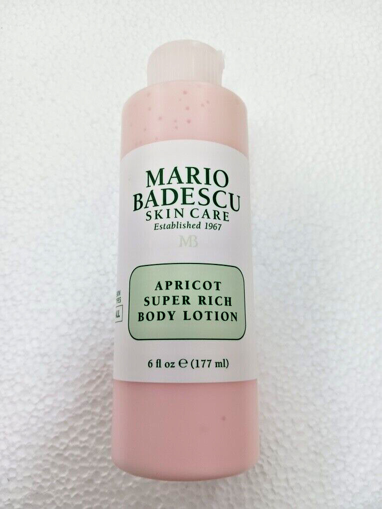Mario Badescu Apricot Super Rich Body Lotion 6oz FREE SHIPPING