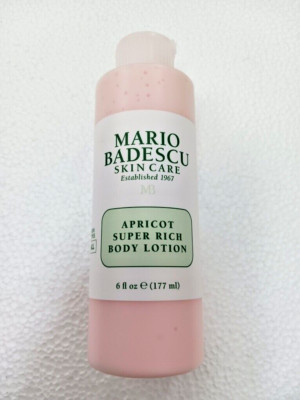 Mario Badescu Apricot Super Rich Body Lotion 6oz FREE SHIPPING