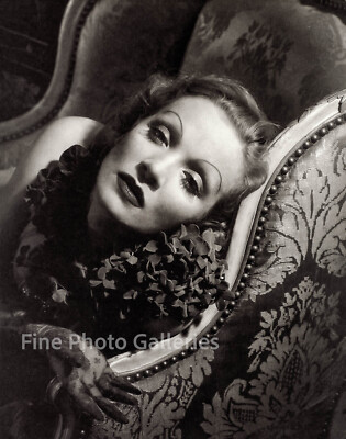 1934 Vintage MARLENE DIETRICH Movie Actress EDWARD STEICHEN Photo Engraving Art