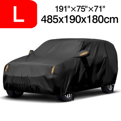 NEVERLAND Full SUV Car Cover Waterproof All-Weather Elasticized Hem And Zipper