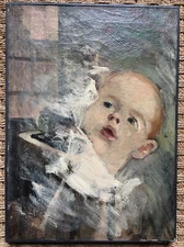 Surprising Oil On Canvas, Signature Mark.