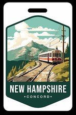 Concord New Hampshire - US State Capital - Luggage/Bag Tag -FREE Personalization