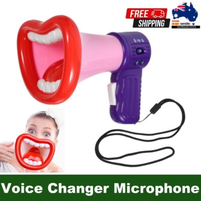 STOBOK Big Mouth Funny Voice Changer Microphone Megaphone