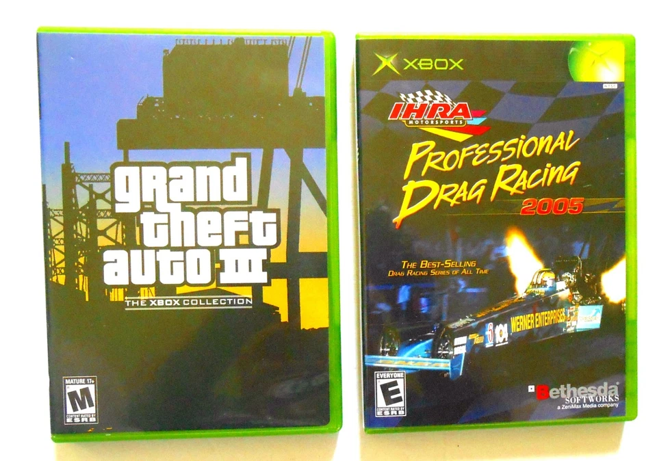 4 XBOX GAMES. CARS, GRAND THEFT AUTO 3, DRAG RACING, & FORZA 4. PLEASE READ, - Image 2 of 4