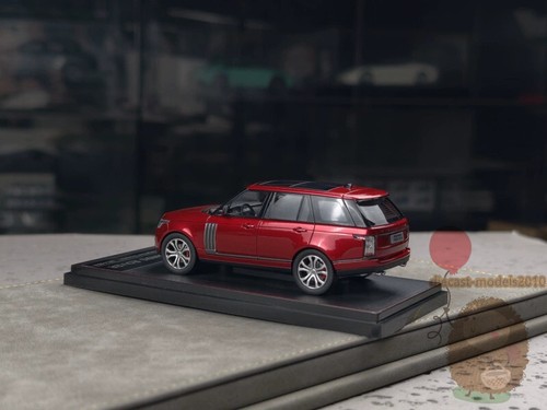 LCD 1:43 Range Rover 2017 Model Car Alloy Diecast Metal Collection Red/Black - Picture 11 of 16