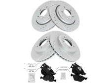 Front and Rear TRQ Brake Pad and Rotor Kit fits BMW 330i 2001-2005 16QBBC