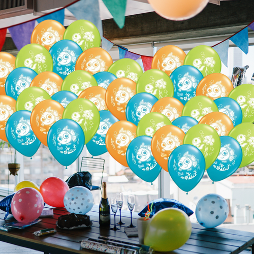 FINDET NEMO DORY Luftballons Happy Birthday Mottobedarf Deko Party Latex - Bild 15 von 46