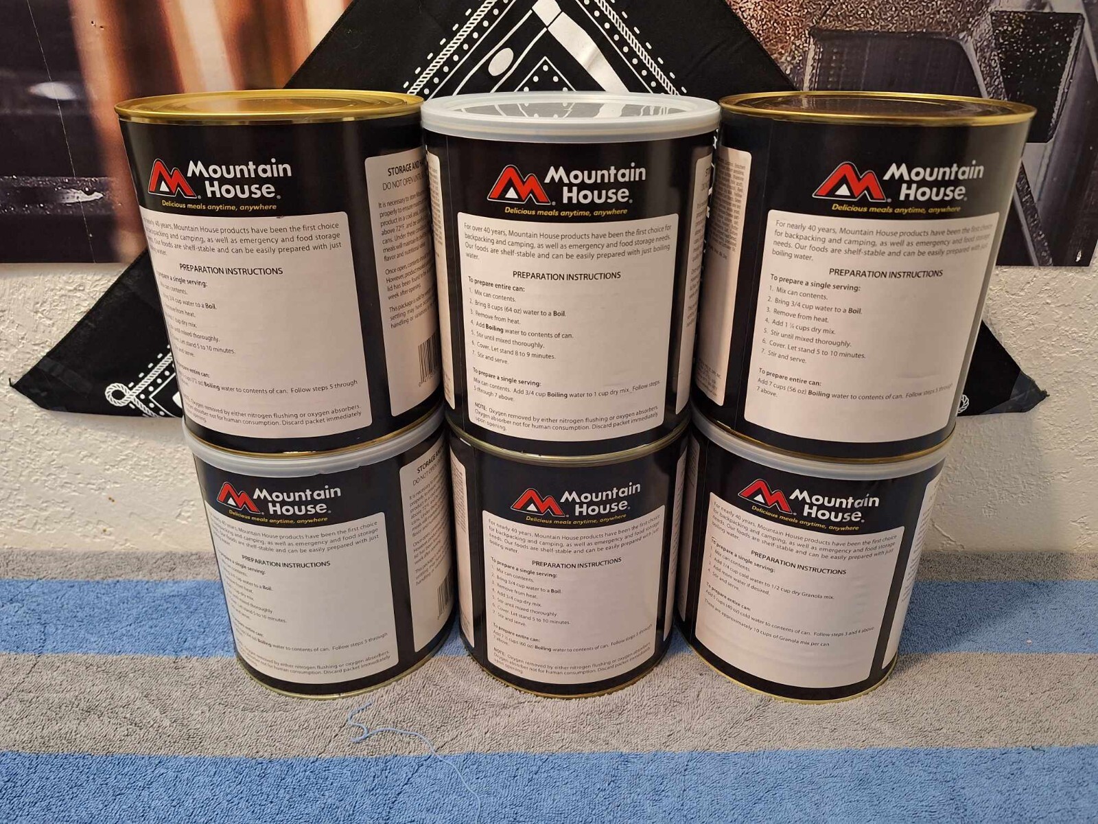 Mountain House Freeze Dried Food Bundle 2 (6 10 Cans) [Average Best