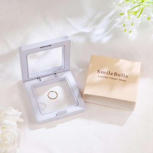 SmileBelle 14K Gold Hinged Nose Rings Hoop for Women 20G, 316L Surgical... - Picture 7 of 11