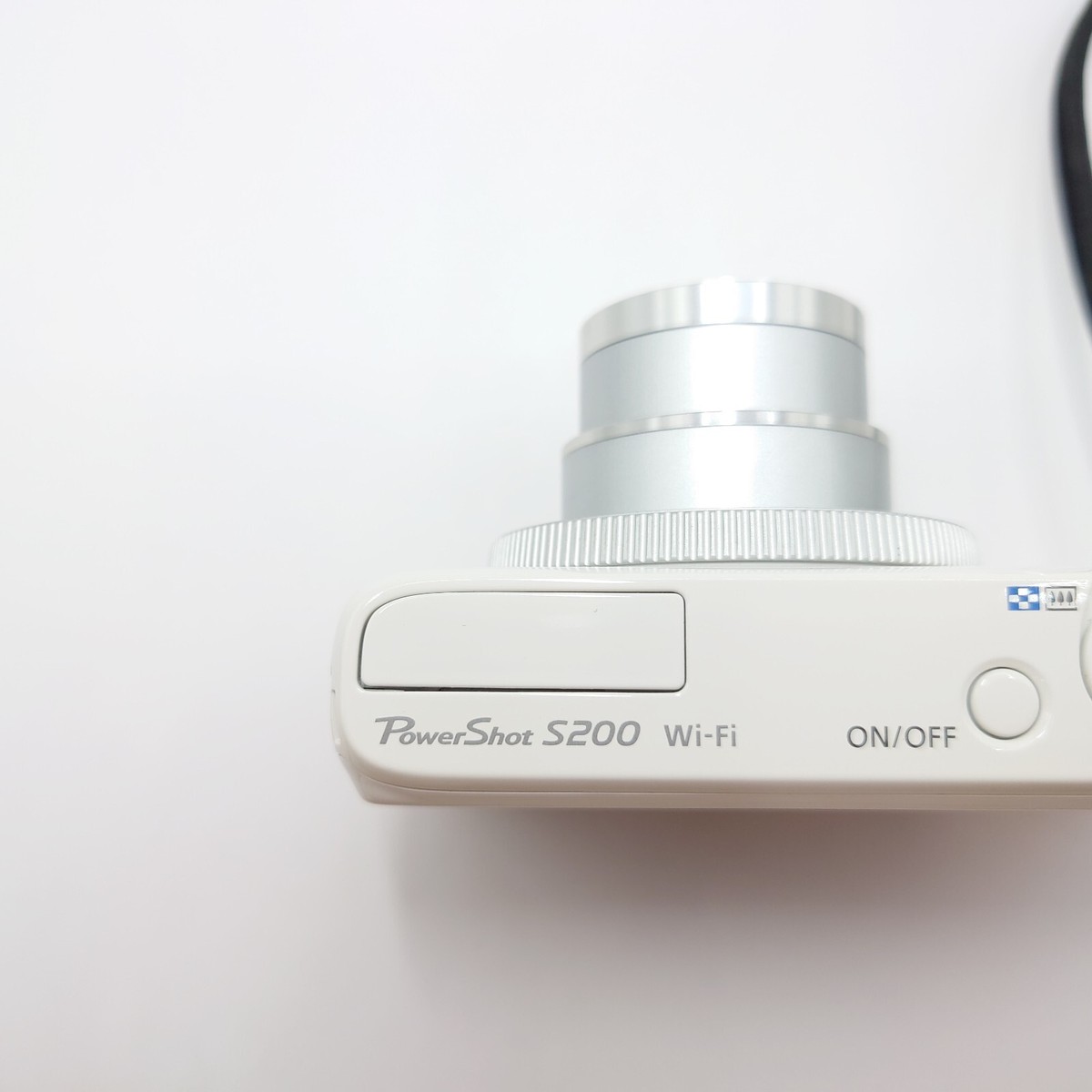 Canon PowerShot S200 ホワイト 8GBメモリーカード付き PowerShot キヤノン コンデジ CANON S200 ホワイト 中古 新品SD
