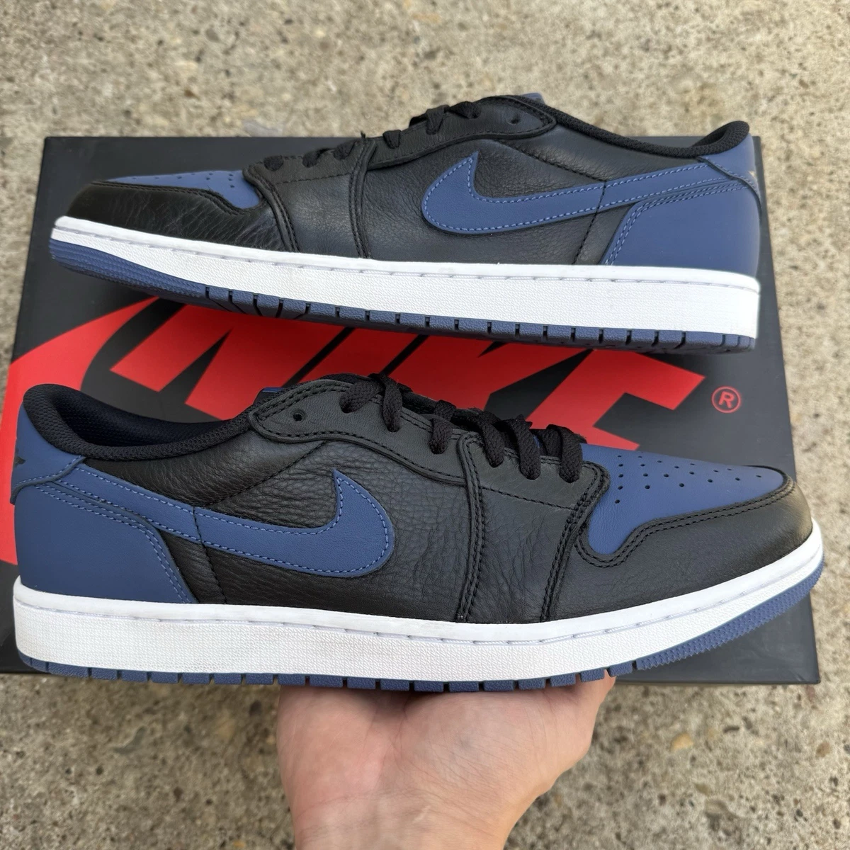 Jordan 1 Retro Low Navy for Sale | Authenticity Guaranteed | eBay