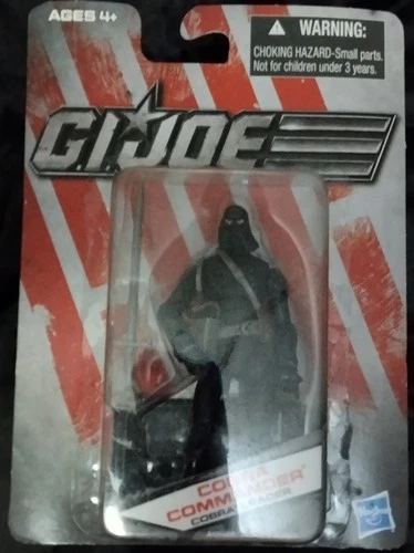 GI JOE 2011 Dollar General Exclusive Cobra Commander - Black - Hasbro 3.75 in