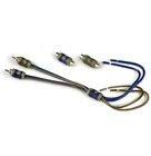 Kicker 46KISL Car Audio Amp Amplifier Speaker Wire to 2 Channel RCA Adapter KISL