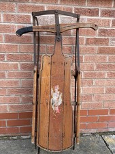 American Flexible Flyer sled sledge model no. 2 E c.1921-28 antique original