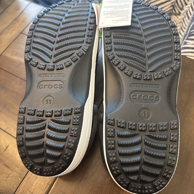 Size 11 Men's Crocs x Mastermind Skulls Japan Classic Clog BLACK