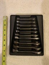 Snap On 10 Piece Stubby Standard Combination Wrench Set Oxi24b To Oxi9b.