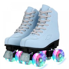 Gets Roller Skates for Women Men 4 Wheels Light Up Indoor Outdoor Roller Skat...