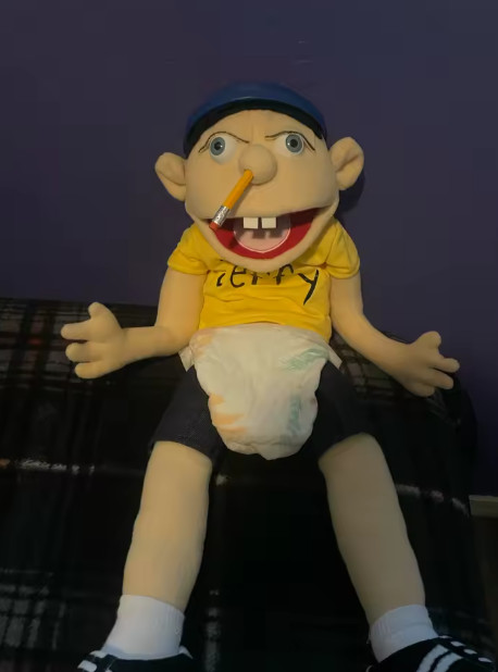 Puppet Cheap Sml Jeffy Hand Puppet Plush Toy 23" Stuffed Doll Kids Gift US
