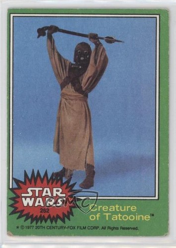 1977 Topps Star Wars #262 Creature of Tatooine — Raw
