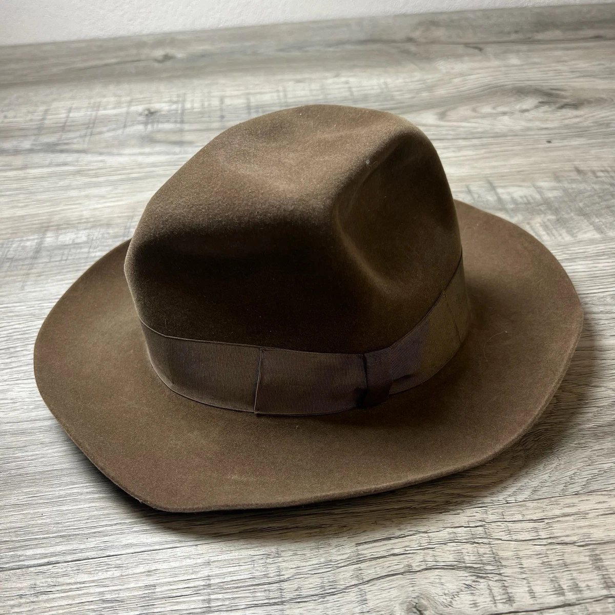 Borsalino Fedora/Trilby Vintage Hats for Men 7 1/8 Size for sale