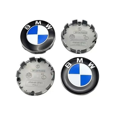4PCS BMW Wheel Center Hub Caps 56mm 68mm Logo Emblem E36 E46 E90 F30