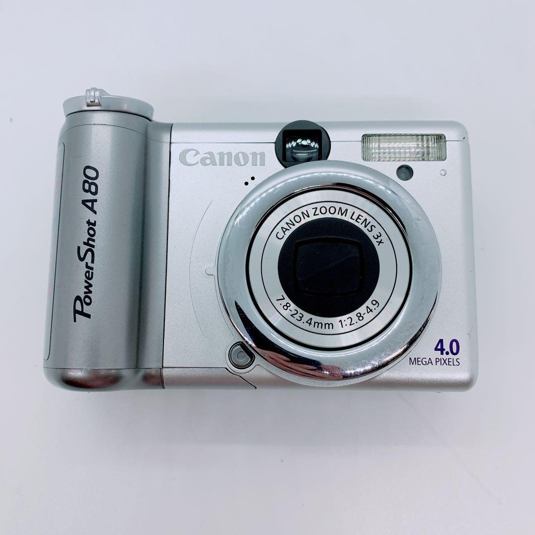 Canon キャノン　デジカメ　カメラ　A80 シルバー　MK225 Canon Digital Camera A80 Silver MK225 From Japan . | eBay