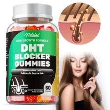 DHT Blocker Gummies - Promote Hair Growth, Prevent Hair Loss, Prostate Health