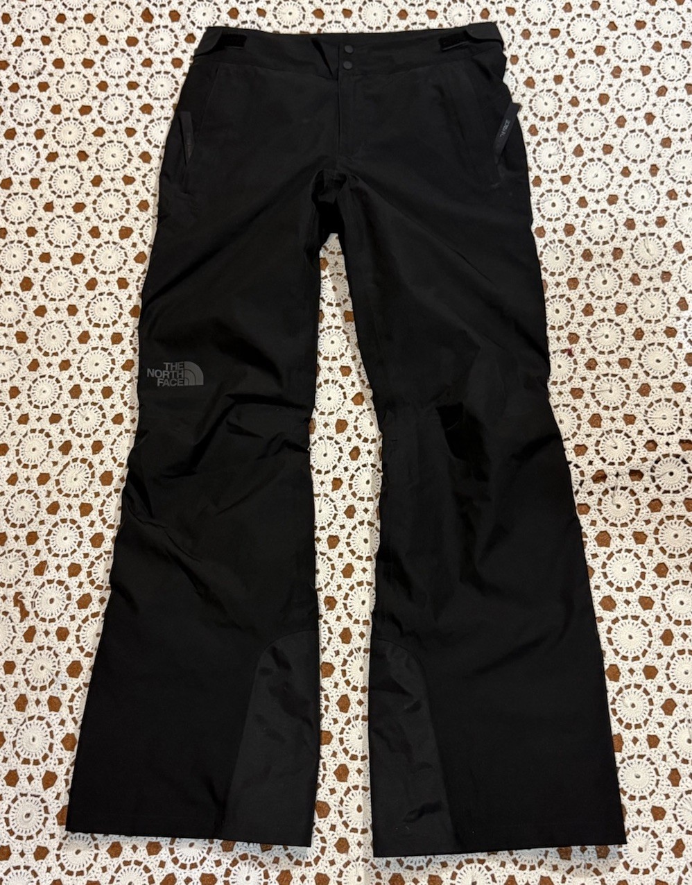 North Face Pants Womens Small Black Waterproof Shell Pants Outdoors Hike Snow