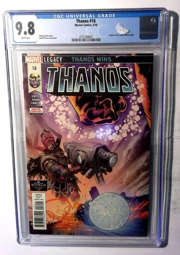 Thanos #16 2018 Marvel 9.8 CGC Graded Comic Key Issue Origin Cosmic Ghost Rider