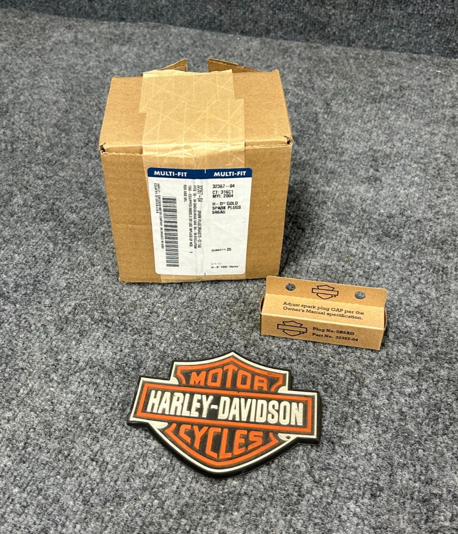 OEM HARLEY-DAVIDSON H-D GOLD PLUS SPARK PLUGS 5R6AG/32367-04 25 PACK
