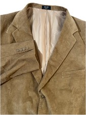 KILBURNE FINCH Corduroy Tan Brown Blazer Men's Size 46L Sport Coat