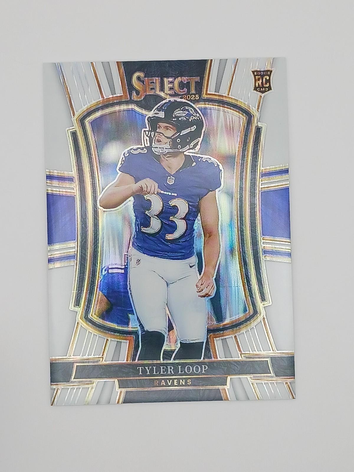 2025 Panini Select #161 Tyler Loop White Prizm Shock #/799