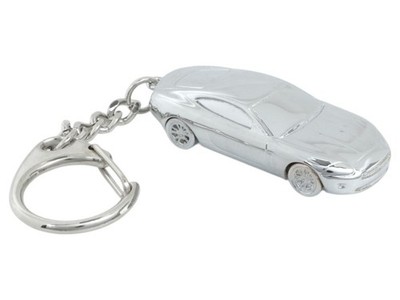 Jaguar XK Metall Schlüsselanhänger Handarbeit Verchromt Made in Germany