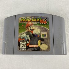 Mario Kart 64 Nintendo 64 N64 Authentic Tested Working Video Game