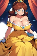 Princess Daisy Vinyl Car Decal Sticker 7 Weatherproof