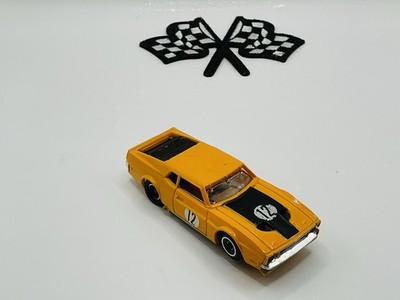 Vintage TYCO PRO, Boss Mustang Mach 1 #12, Mustard Need Some Love 