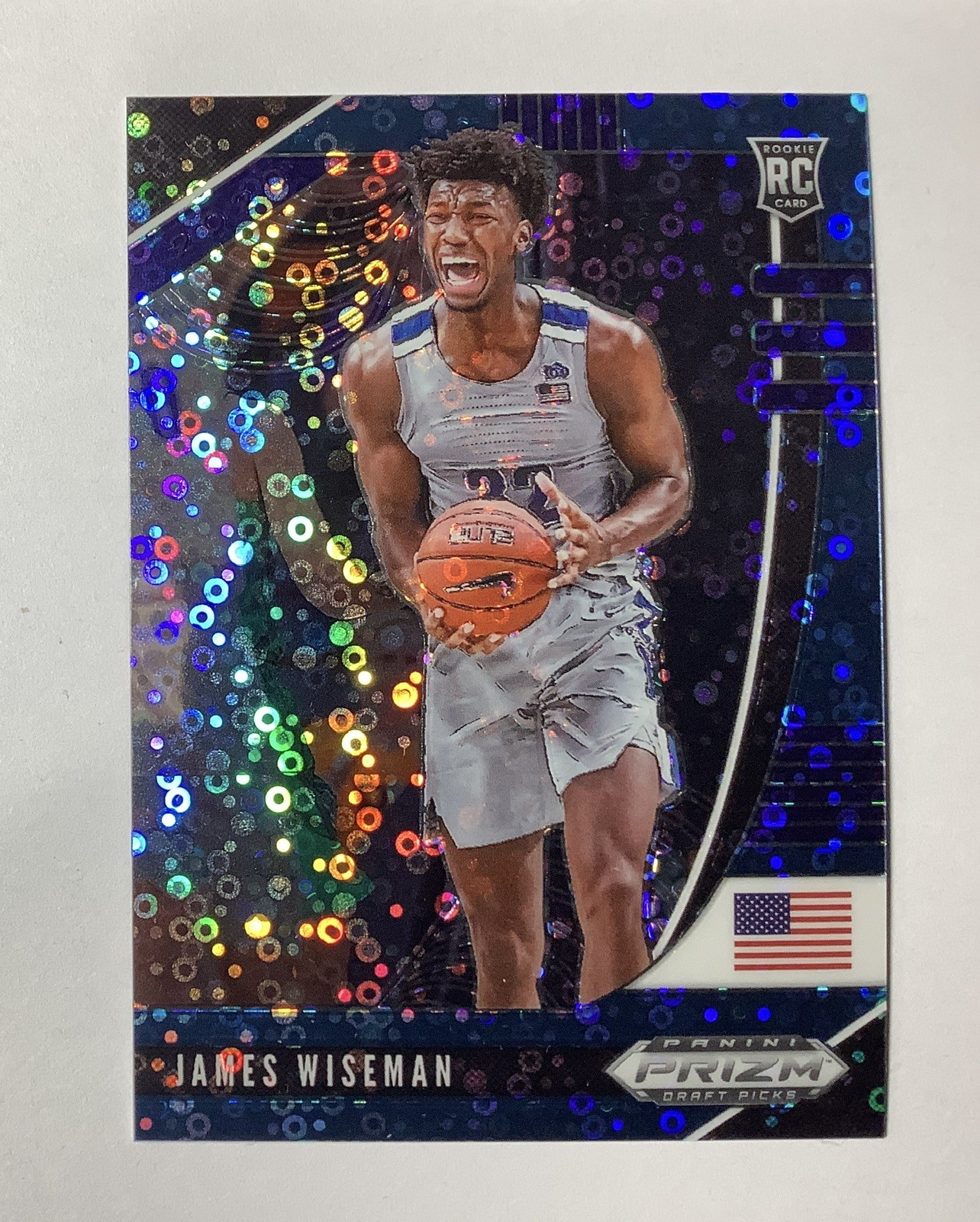 2020 Prizm Draft Picks Blue Fast Break /175 James Wiseman RC #2