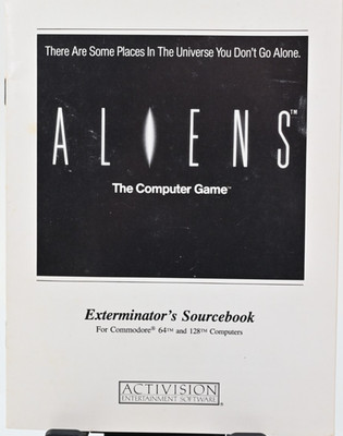 1986 Aliens Activision for Commodore 64 Exterminators Source Book