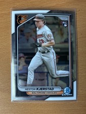 Topps 2024 Bowman Chrome Heston Kjerstad Rookie Base Set Orioles #44