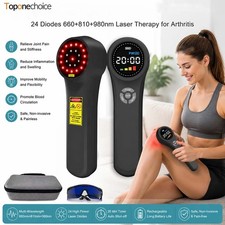 Handheld LLLT Cold Laser Therapy 660 810 980nm Sciatica Back Neck Pain Relief