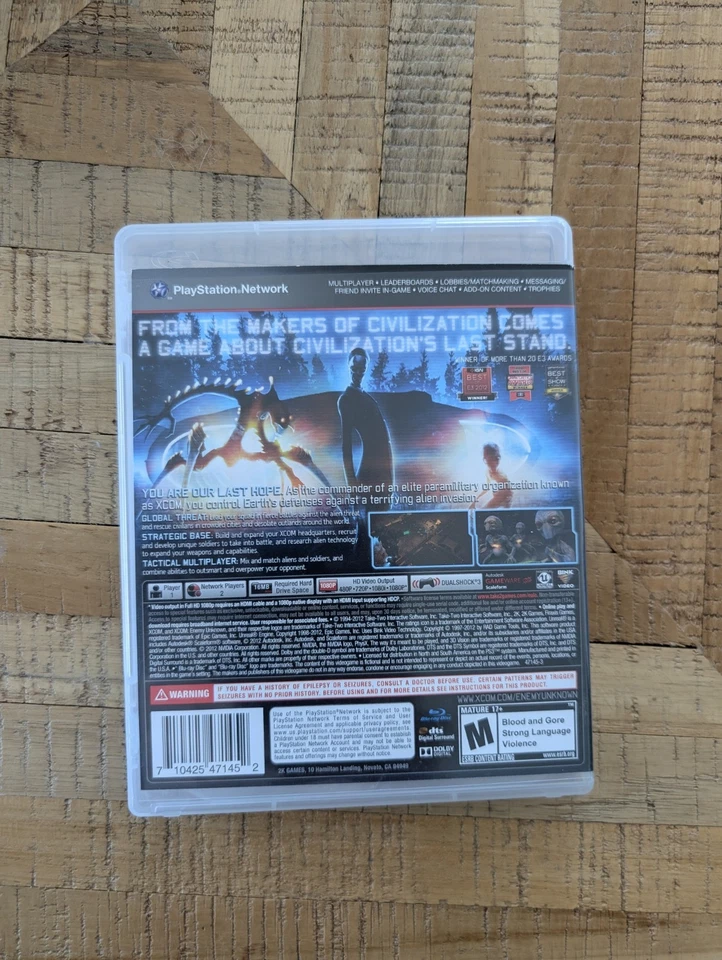 XCOM: Enemy Unknown (Sony PlayStation 3, 2012) PS3 - Image 3 of 4