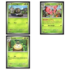 3 Card Pokemon TCG Lot - ME03: Perfect Order - Scatterbug, Spewpa & Vivillon LP