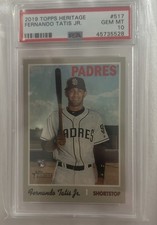 2019 Topps Heritage High Number - Fernando Tatís Jr. #517 PSA 10