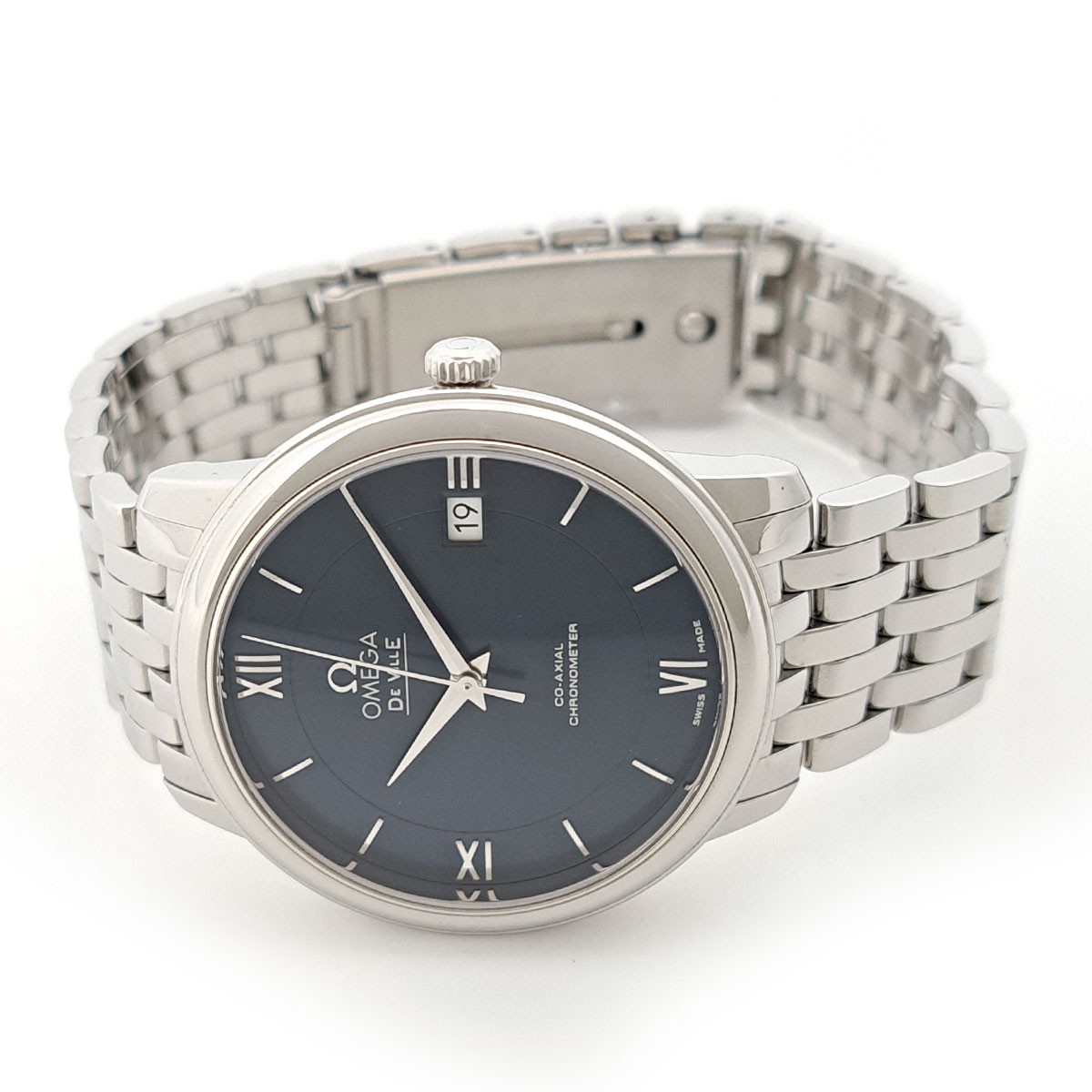 OMEGA 424.10.37.20.03.001 De Ville Prestige Automatic Stainless steel mens image 2