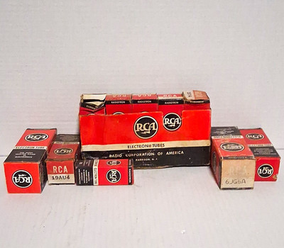 10 RCA Electron Tube Lot w/ Boxes.                   (Untested)