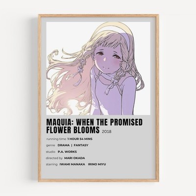 Maquia  When the Promised Flower Blooms 4 Anime Poster Ar Print