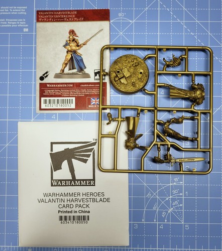 Warhammer AOS Valentin Harvestblade Heroes 5 Stormcast Eternals Warcry With Card