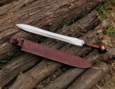 Handmade Gladiator sword Roman Gladiolus Sword Hand Forged High Carbon Steel