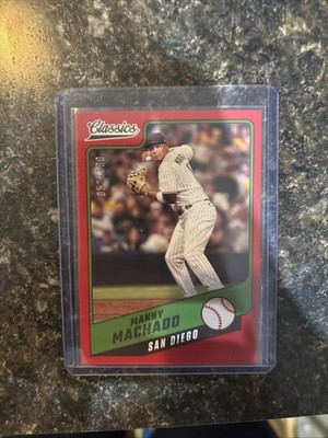 MANNY MACHADO 2022 CLASSICS RED #52/100 PADRES