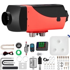 2KW 12V Chauffage Diesel Air Heater Commande LCD avec Silencieux Camion Auto